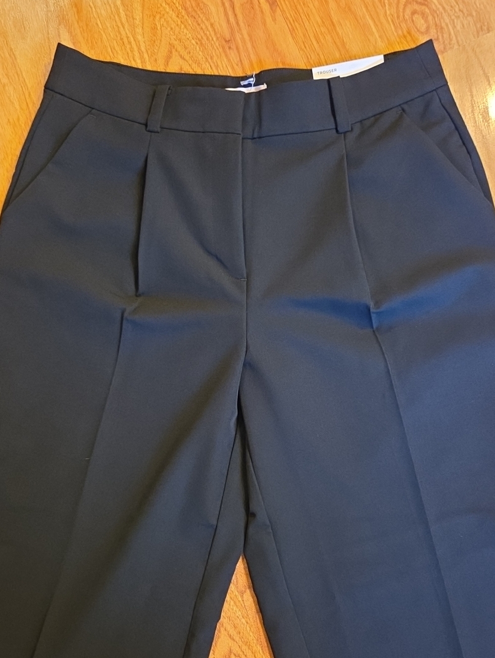 NWT LOFT Women's Black High Rise Trouser Dress Pants - Size 8